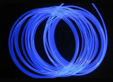 Fiber optic lighting used in sensory room